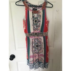 Multi-colored/patterned dress